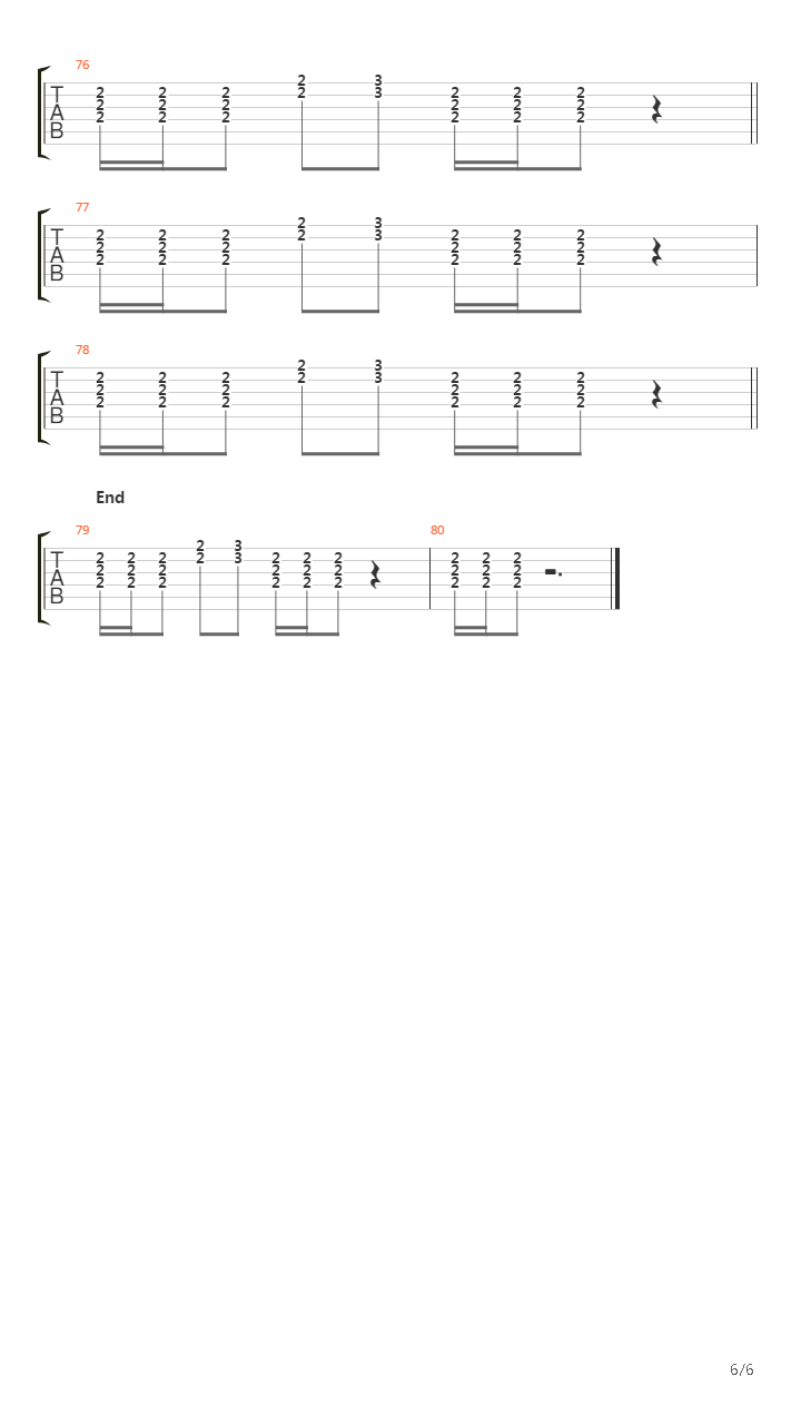 Ether吉他谱