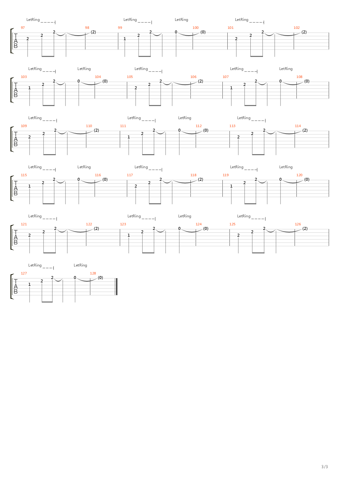 Special吉他谱