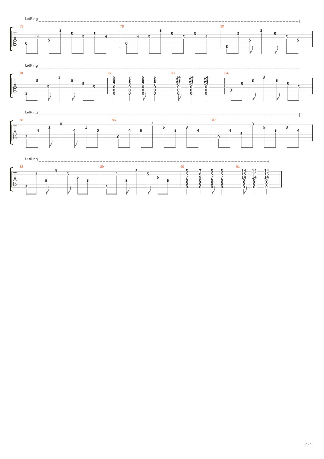 Funeral吉他谱