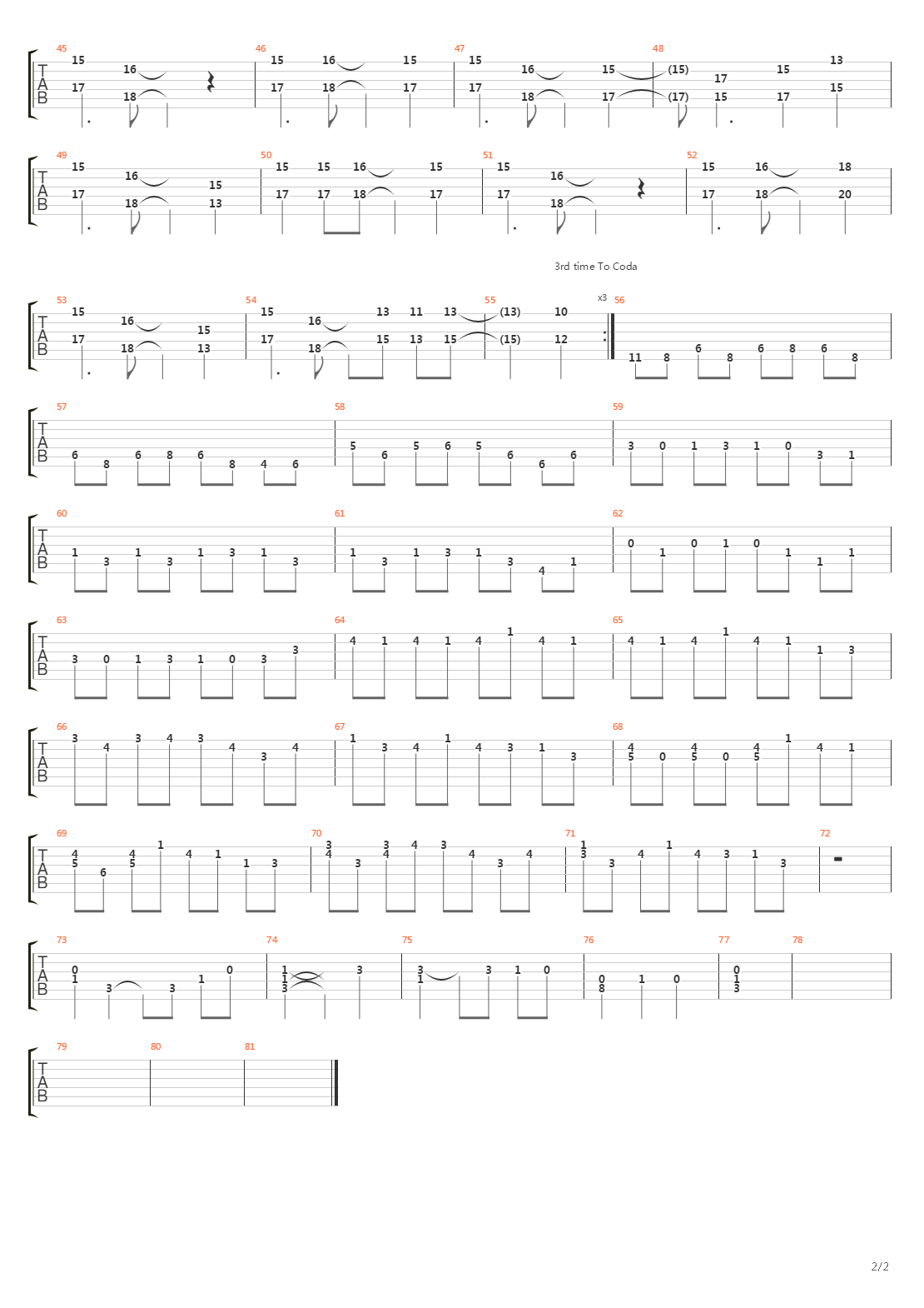 Praan吉他谱