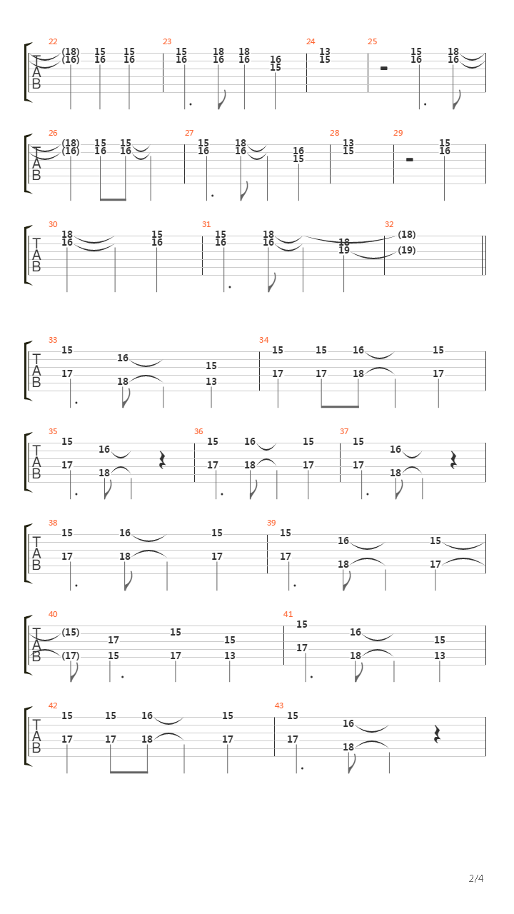 Praan吉他谱