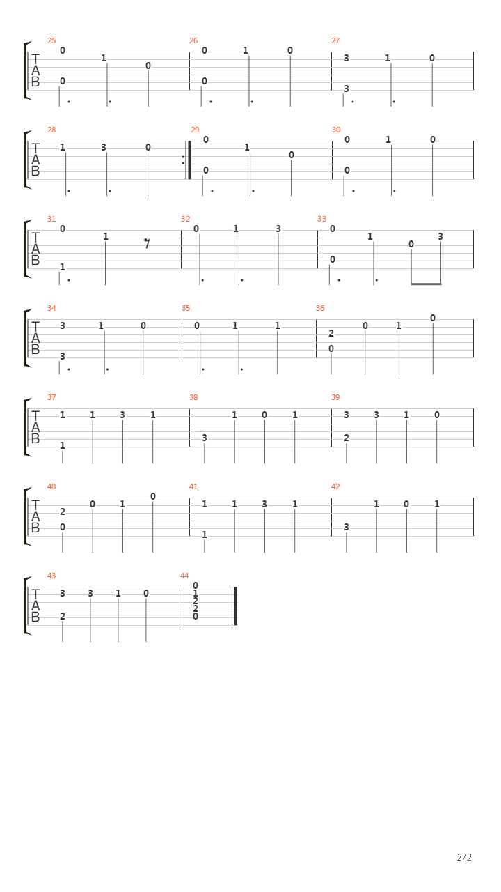 Praan吉他谱