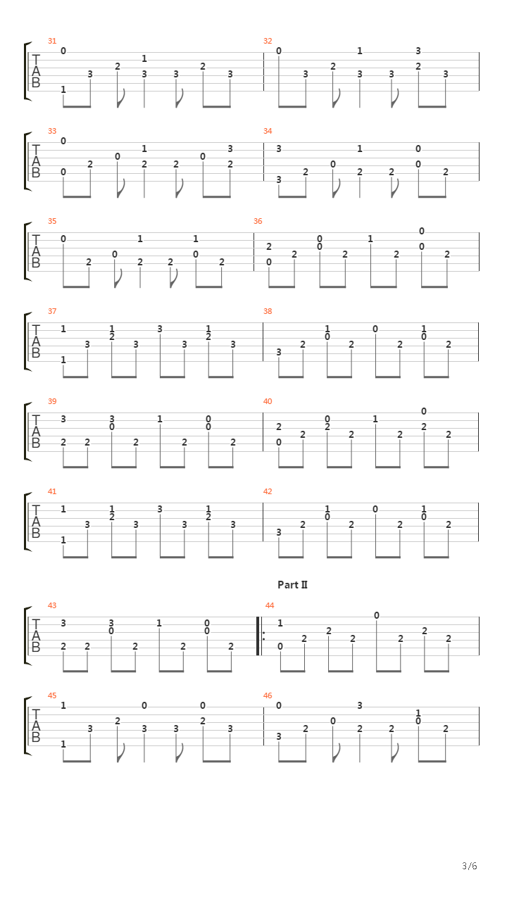 Praan吉他谱