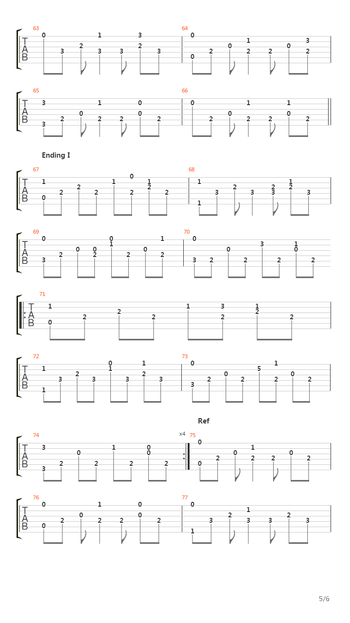 Praan吉他谱