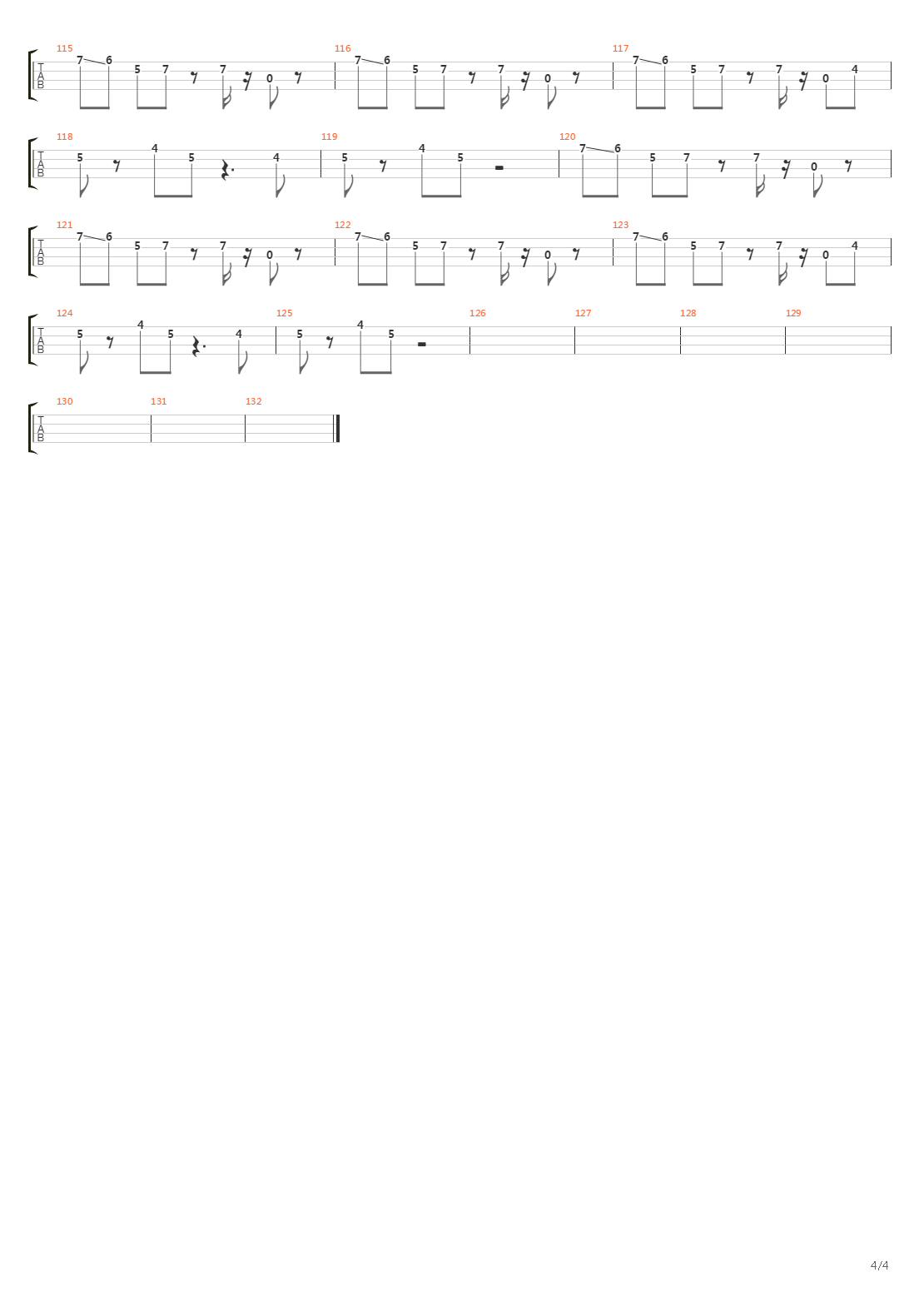Cars吉他谱