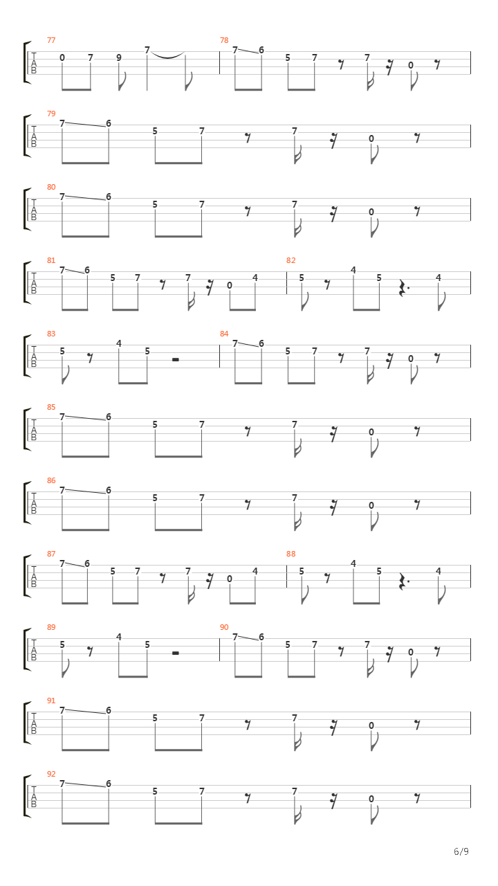 Cars吉他谱