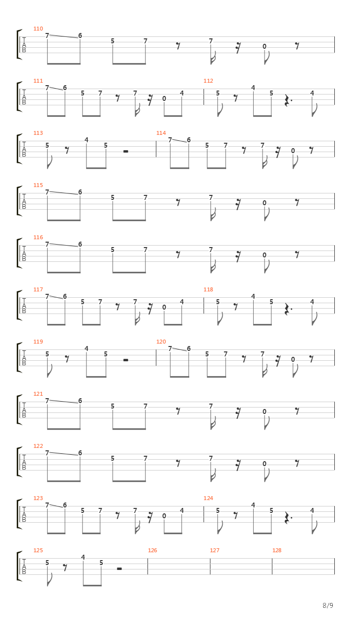 Cars吉他谱