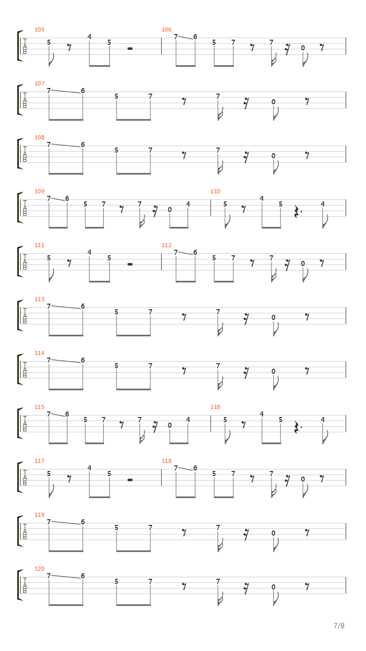 Cars吉他谱