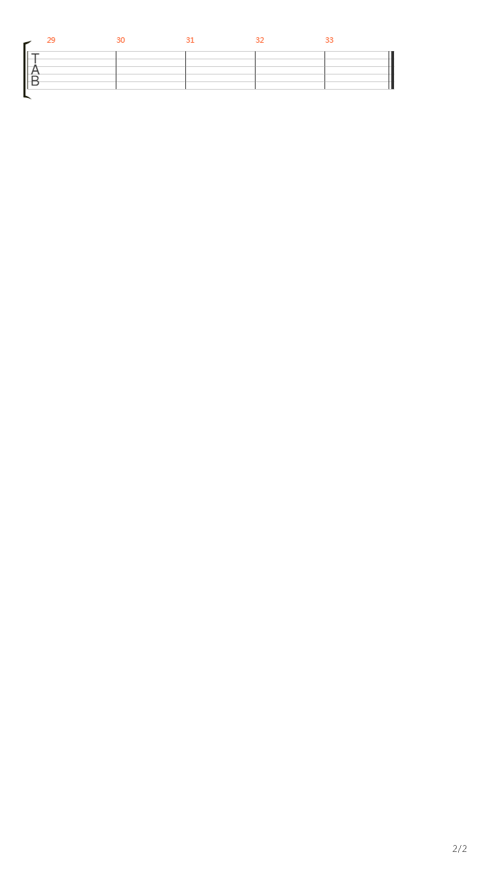 The Taming吉他谱
