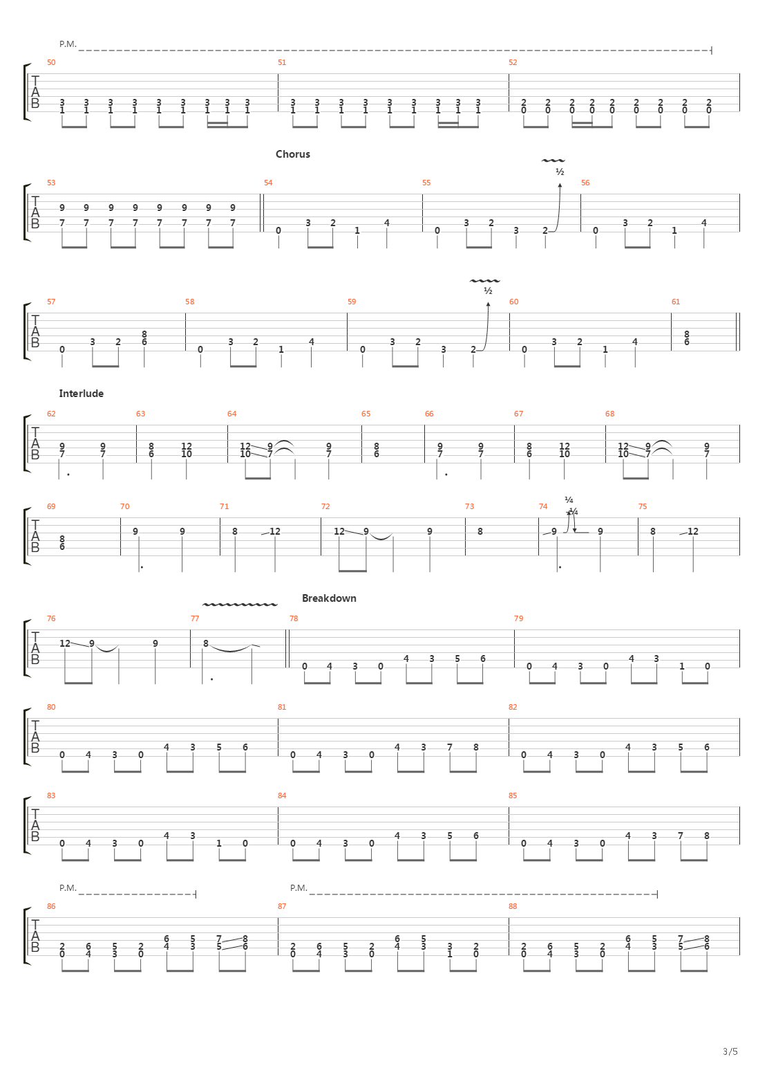 Ambulance Chaser吉他谱