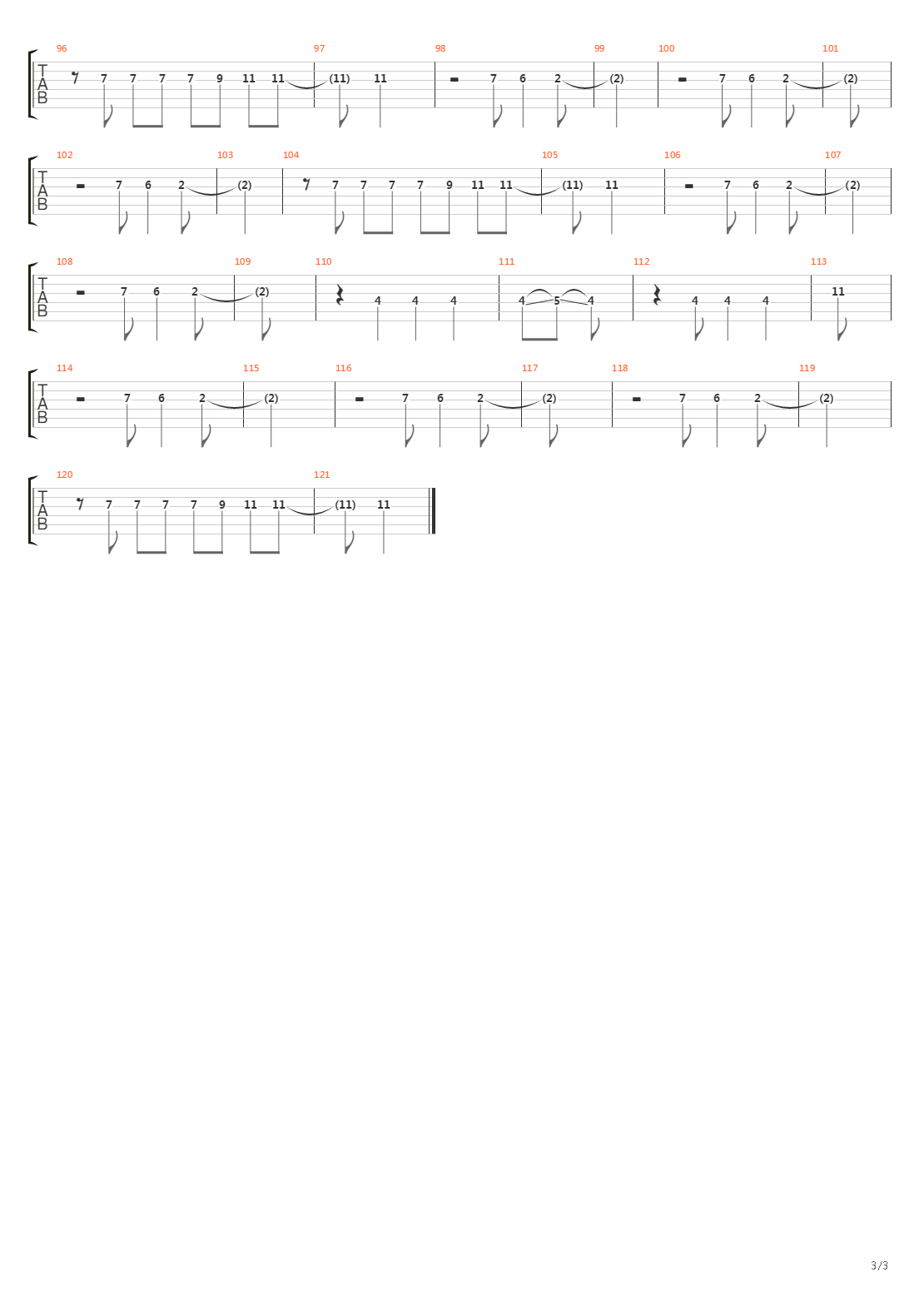 Untouchables吉他谱