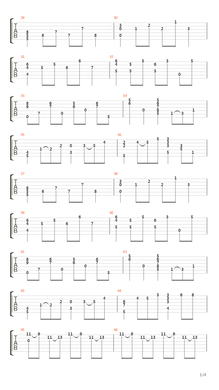 Prelude No 3 Allegro Ben Ritmato E Deciso吉他谱