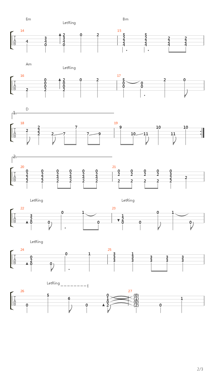 While My Guitar Gently Weeps吉他谱