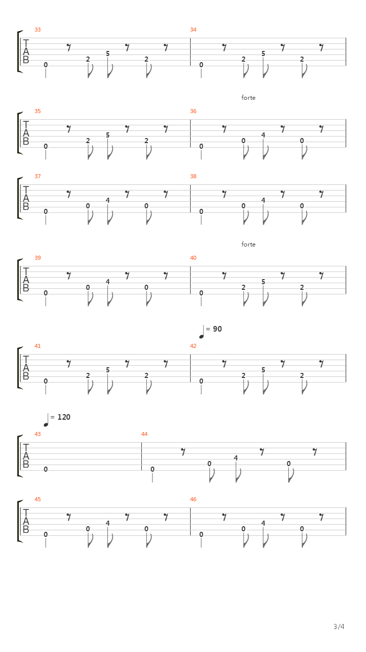 Carmen吉他谱