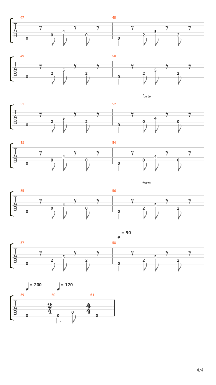 Carmen吉他谱