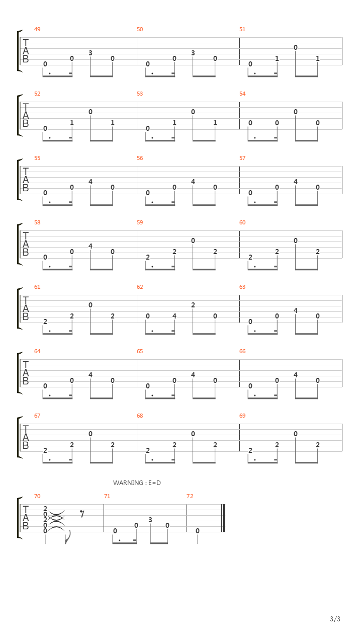 Carmen吉他谱