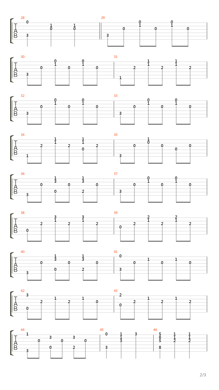 Bonhomme吉他谱