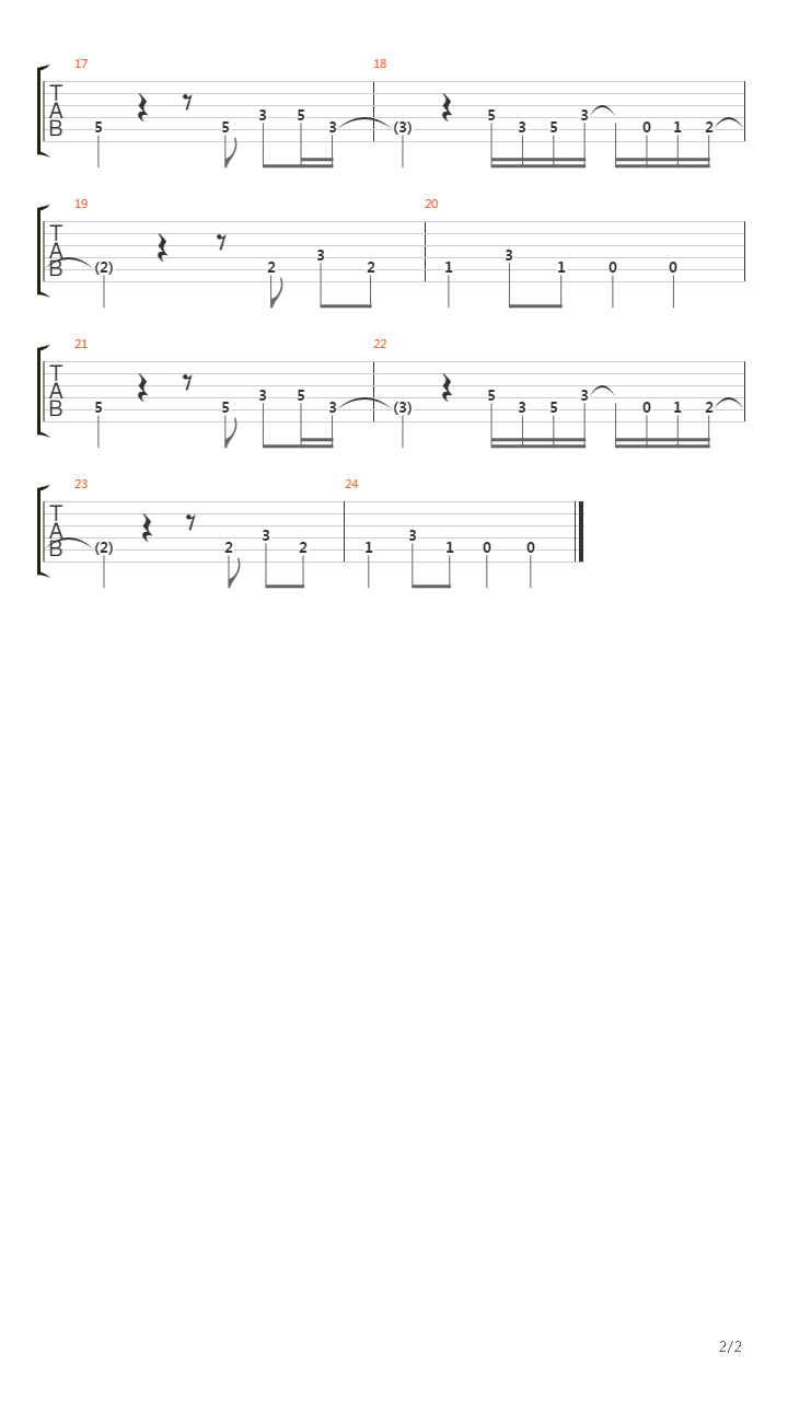Dance吉他谱