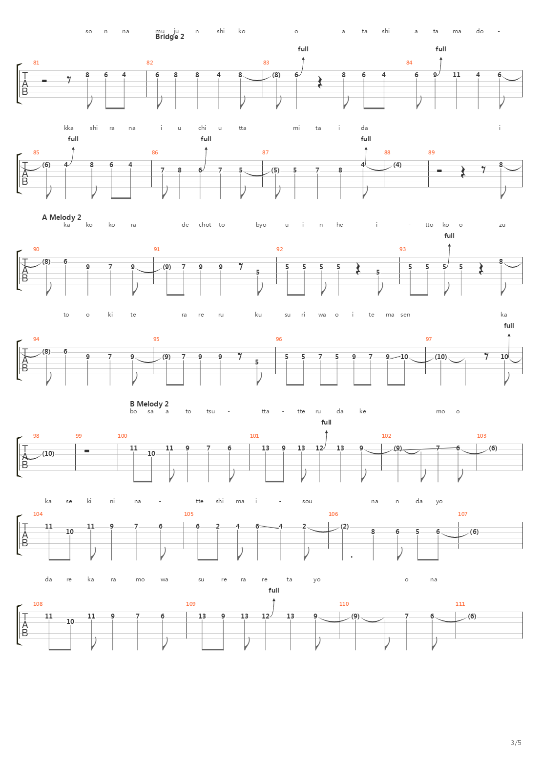 Alchemy吉他谱