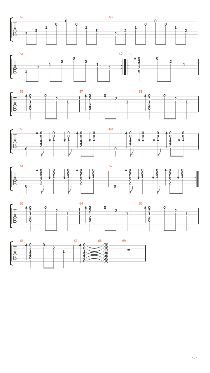 Just A Song吉他谱