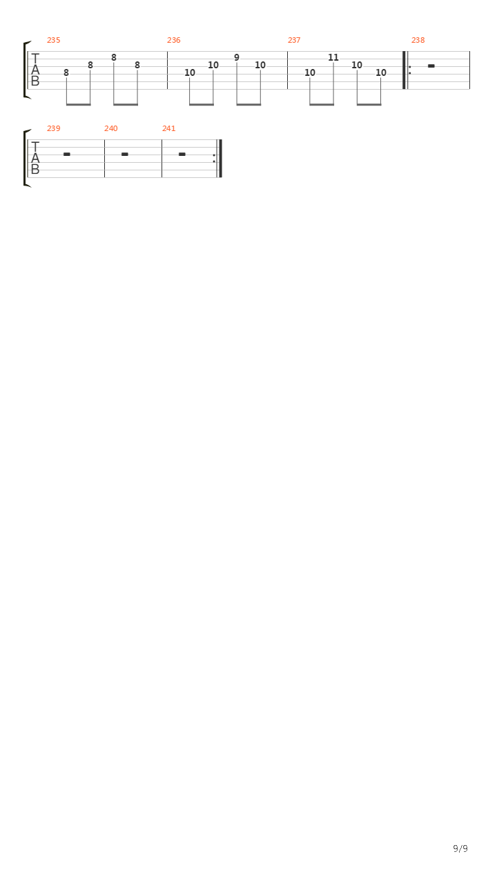 Kowarete Iku Sekai吉他谱