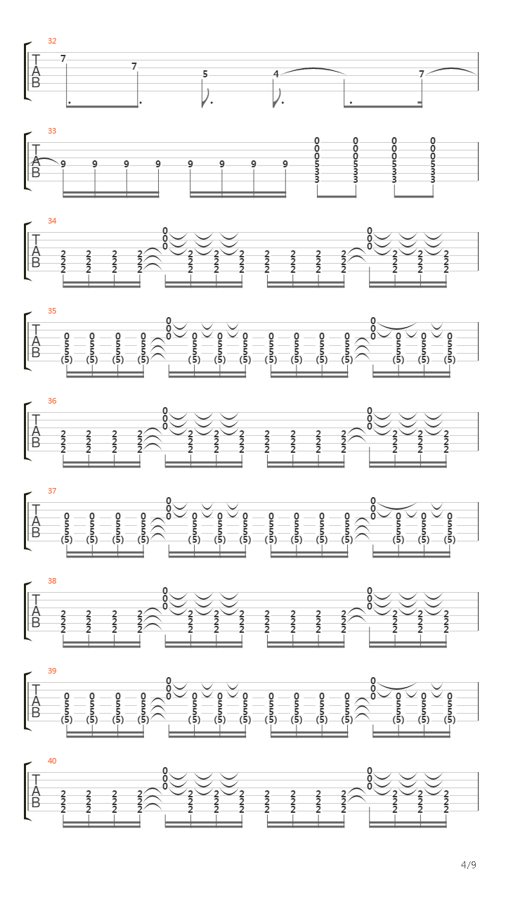 Mu Empire吉他谱