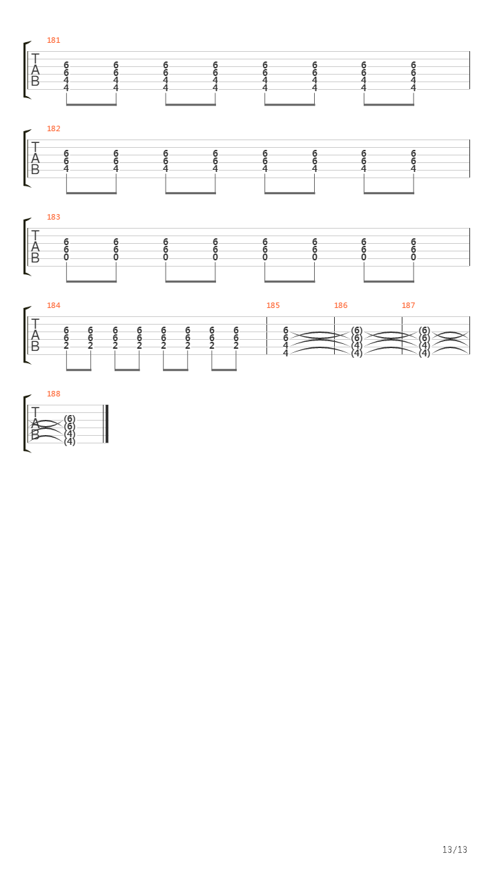 Piano吉他谱
