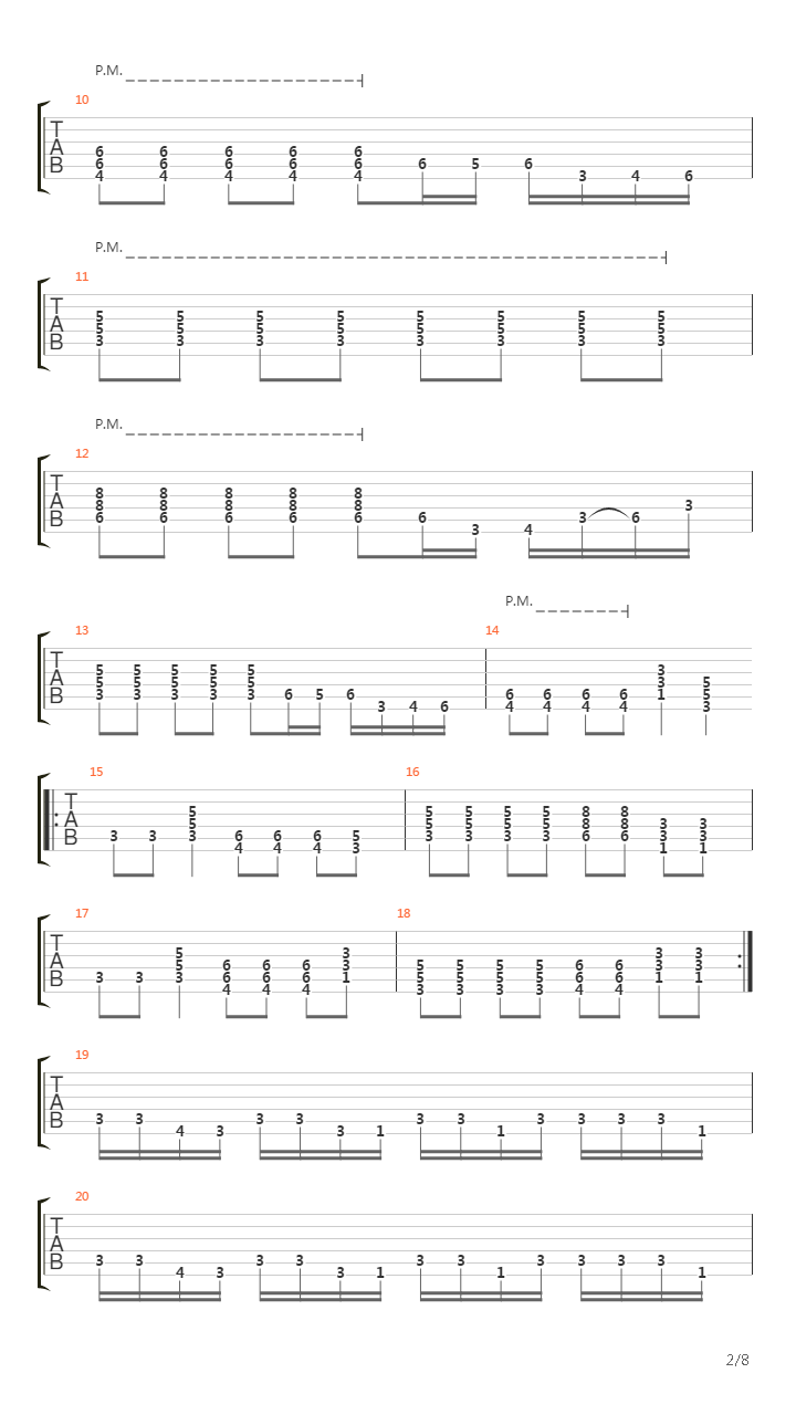 Underground吉他谱