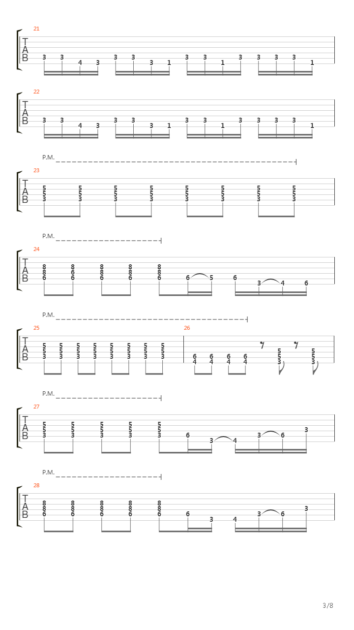 Underground吉他谱