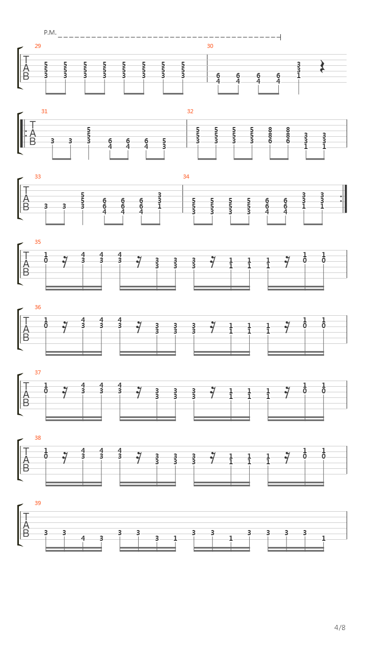 Underground吉他谱