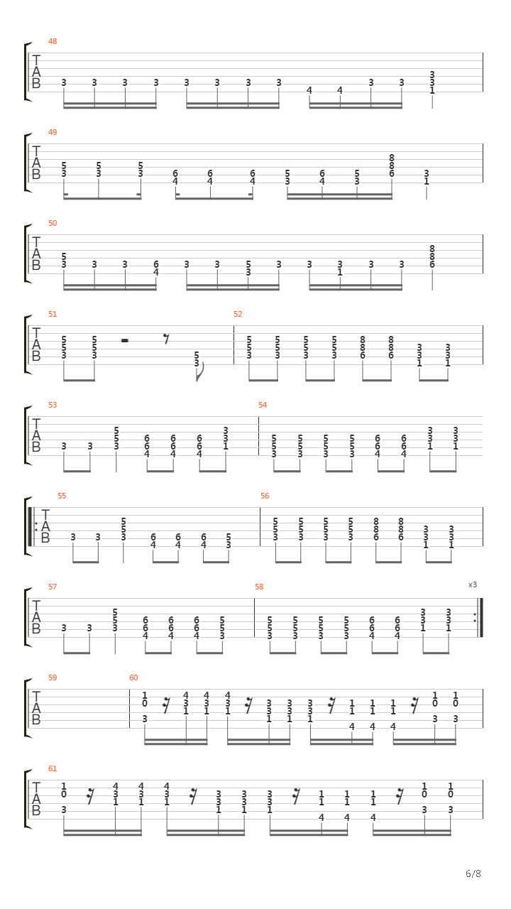 Underground吉他谱