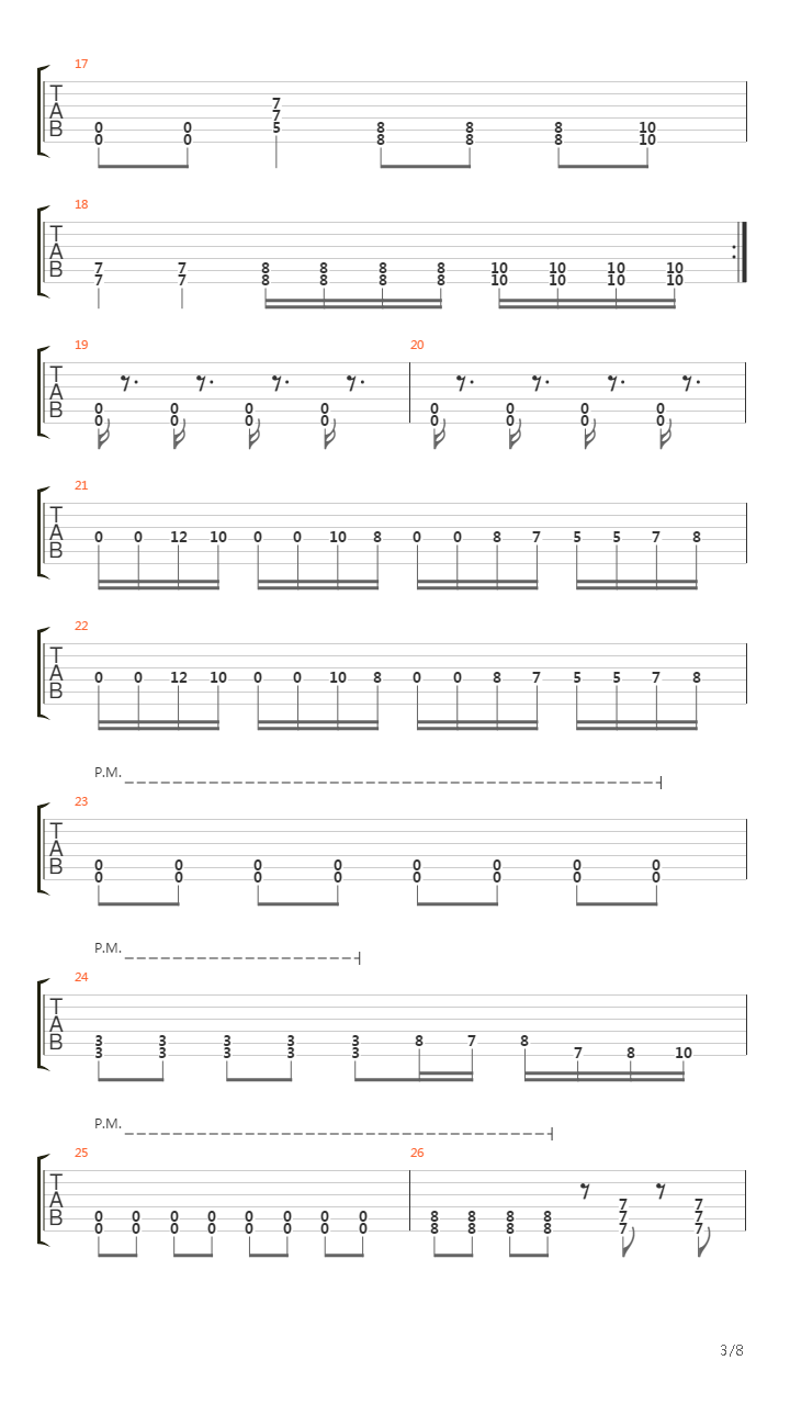 Underground吉他谱