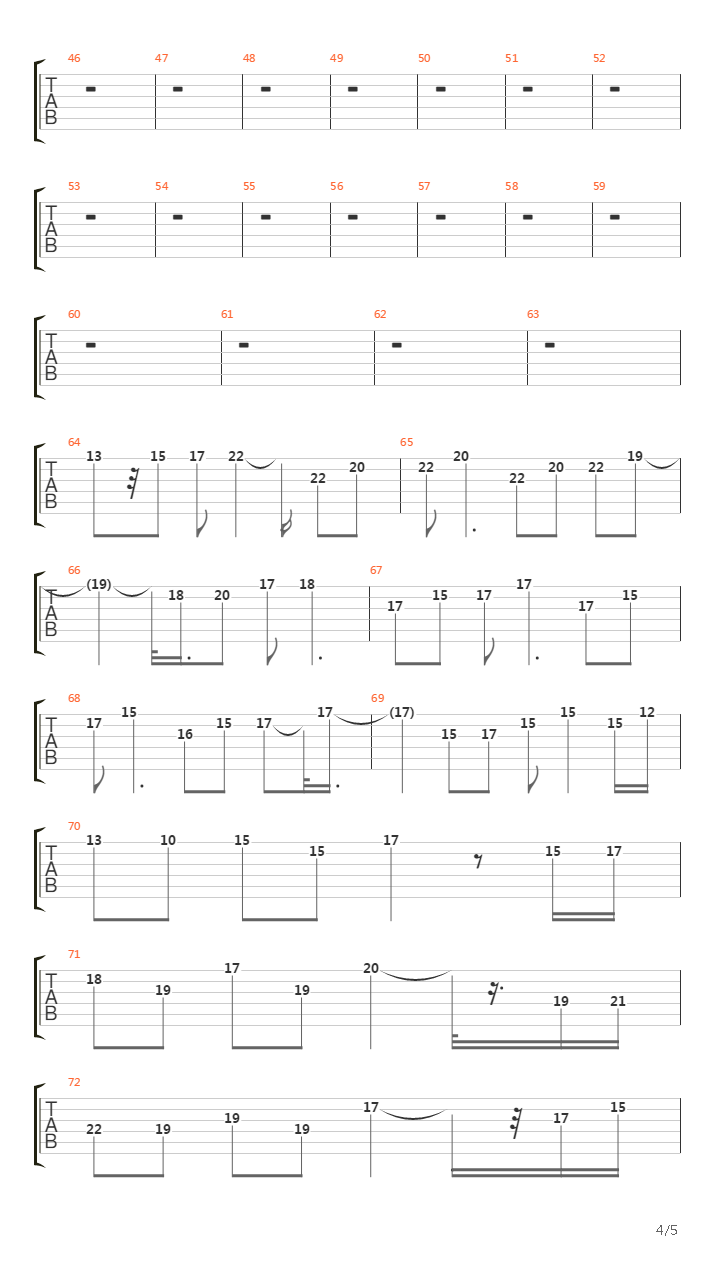 Tenebre吉他谱