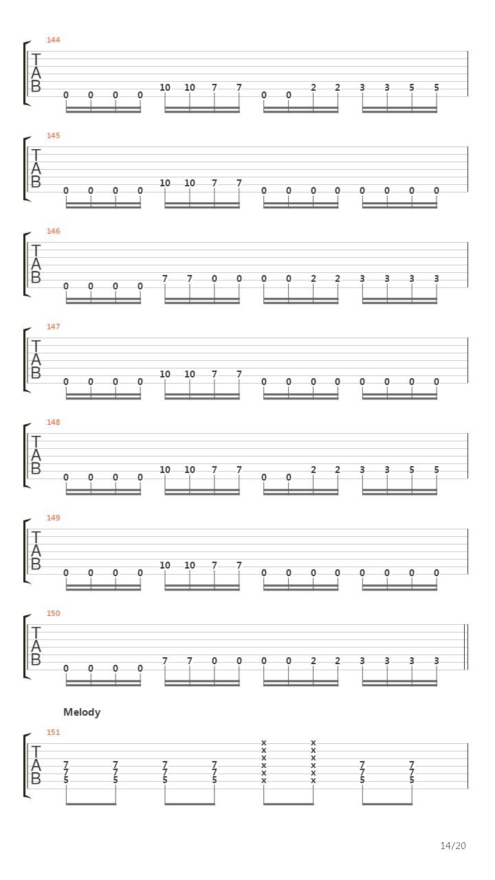 2014吉他谱