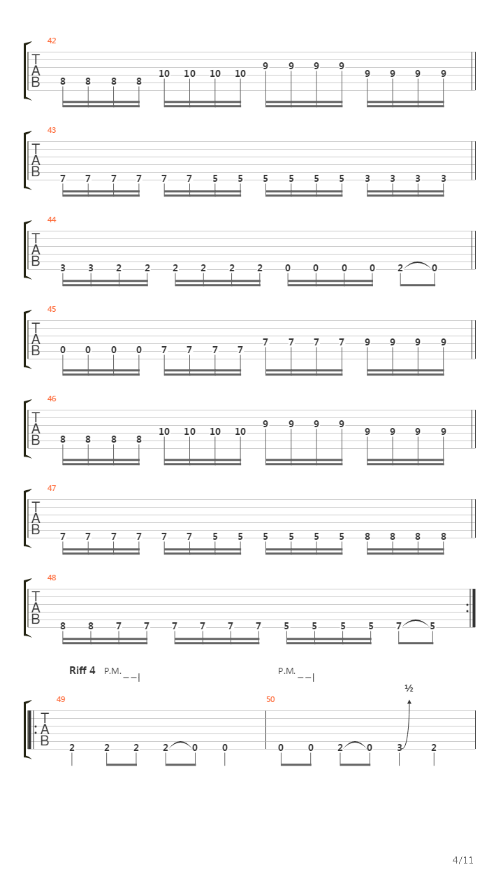 The Execution Protocol吉他谱