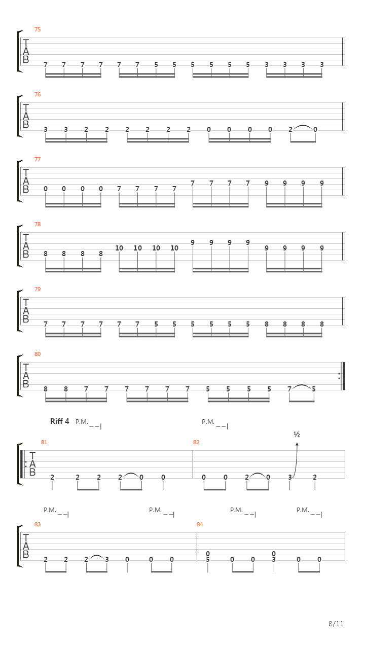 The Execution Protocol吉他谱