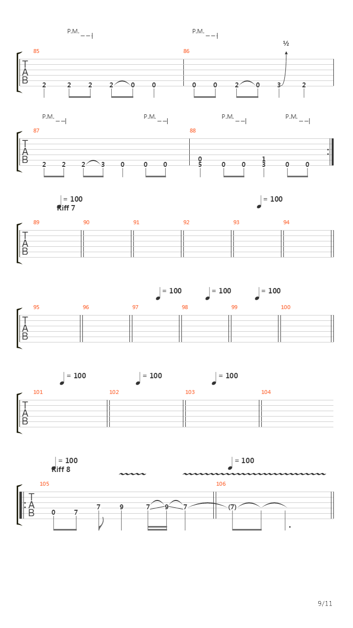 The Execution Protocol吉他谱