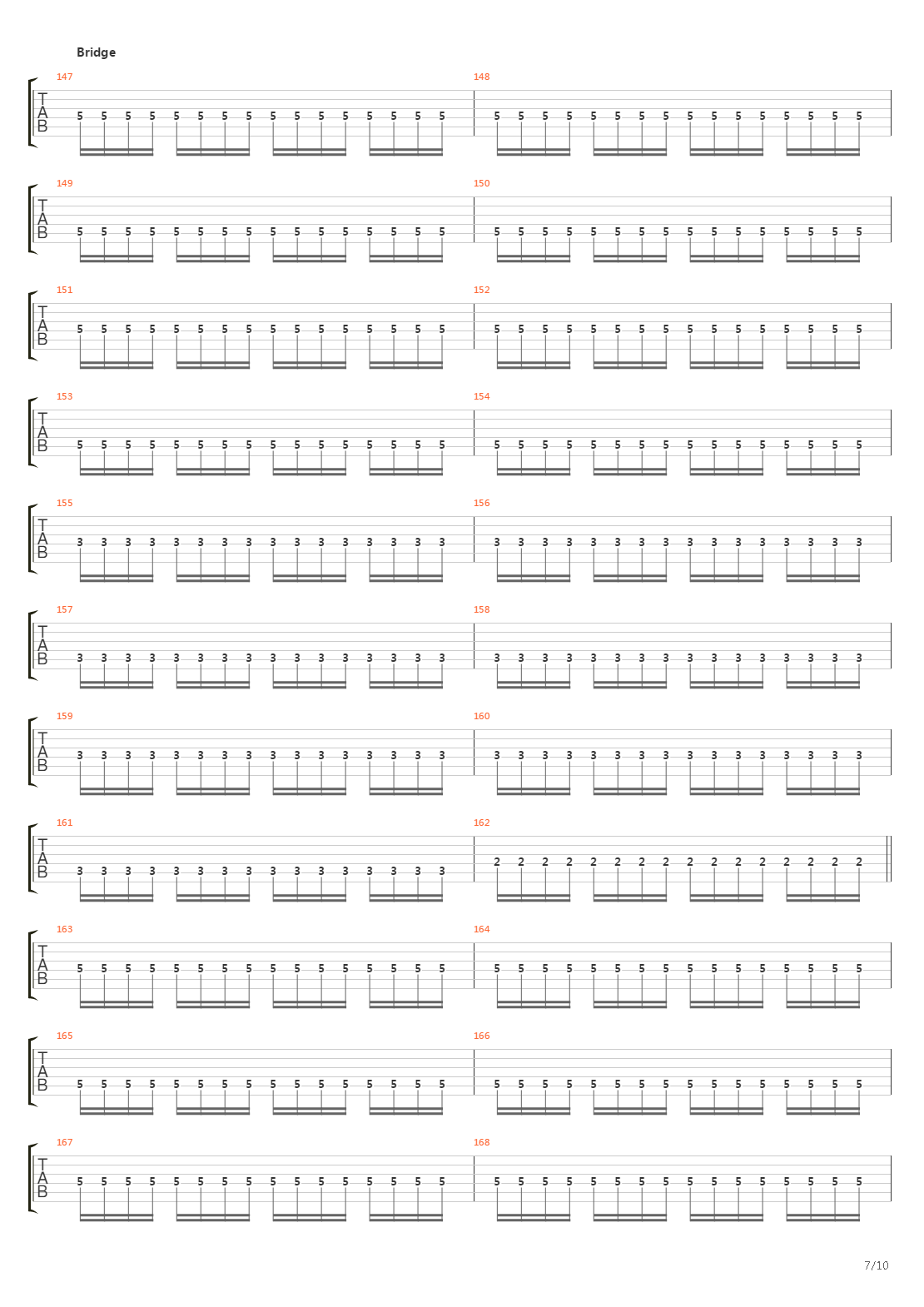 Under The Sign Of The Iron Cross吉他谱