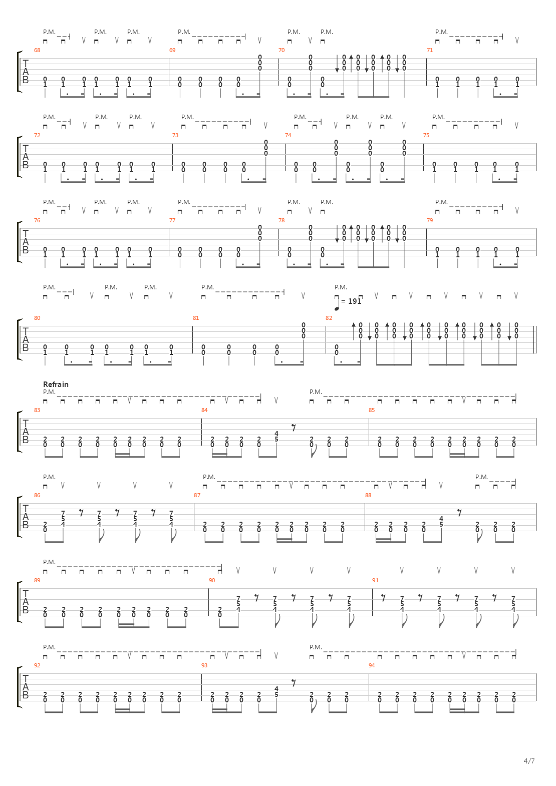 Indians吉他谱