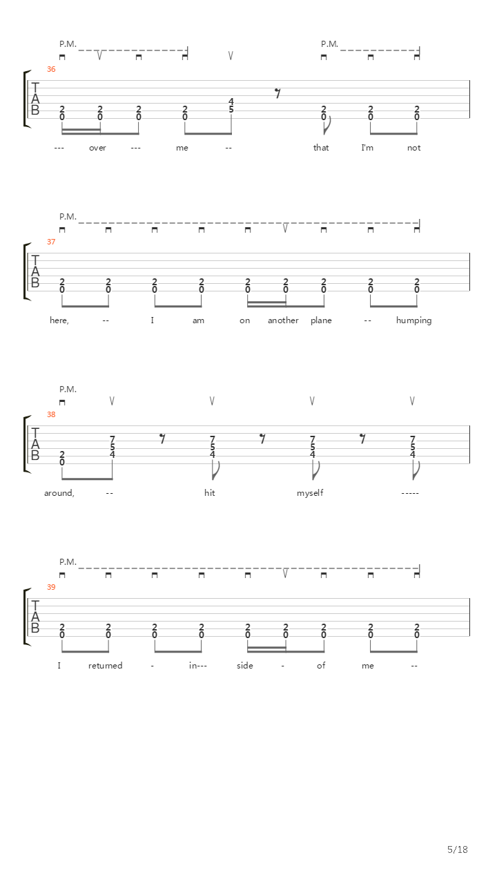 Indians吉他谱