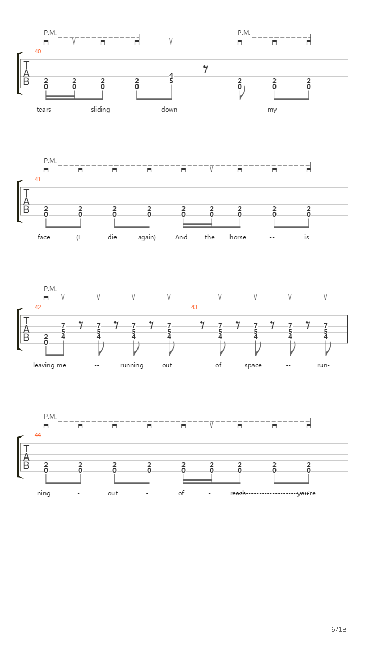 Indians吉他谱