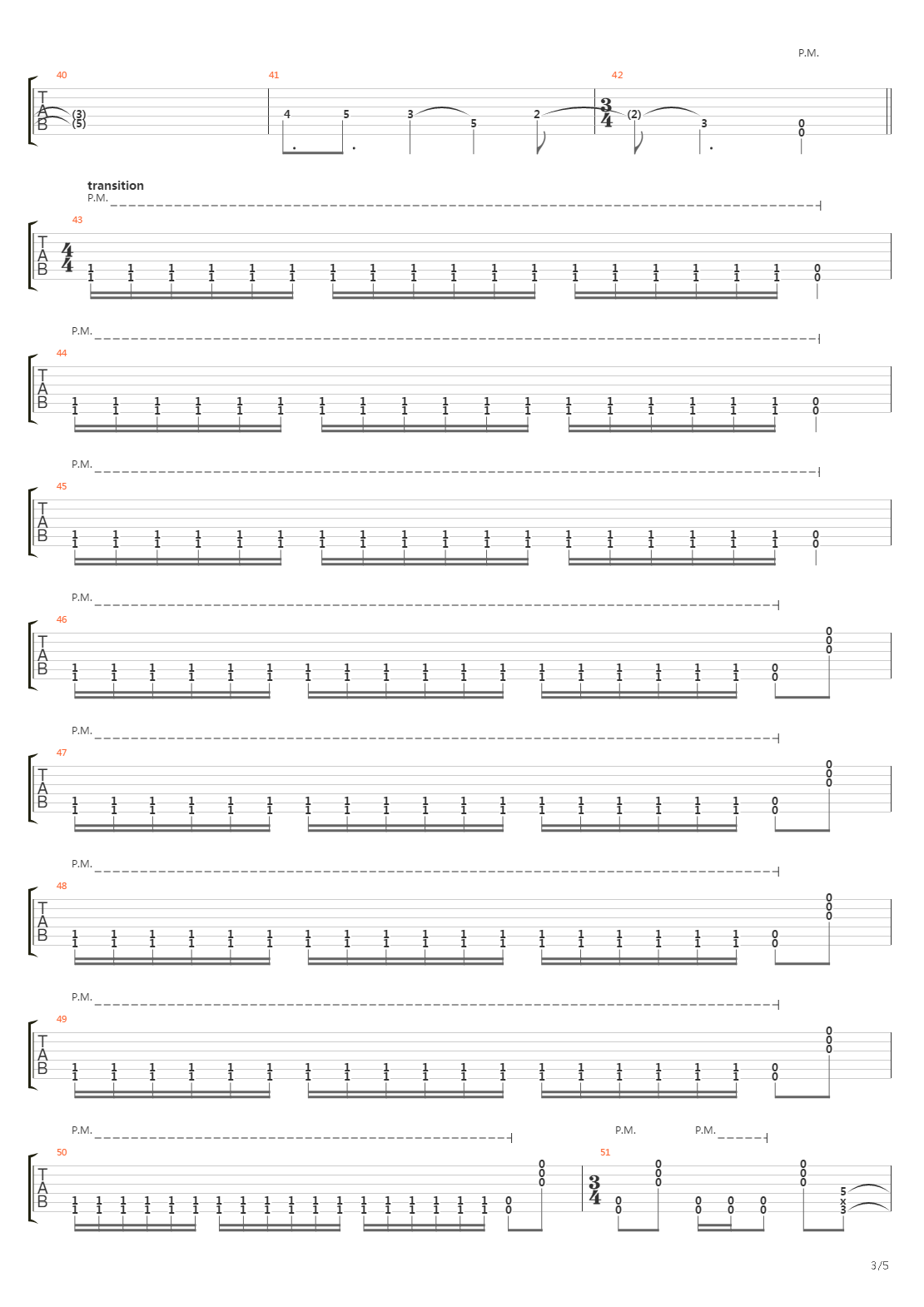 Link吉他谱