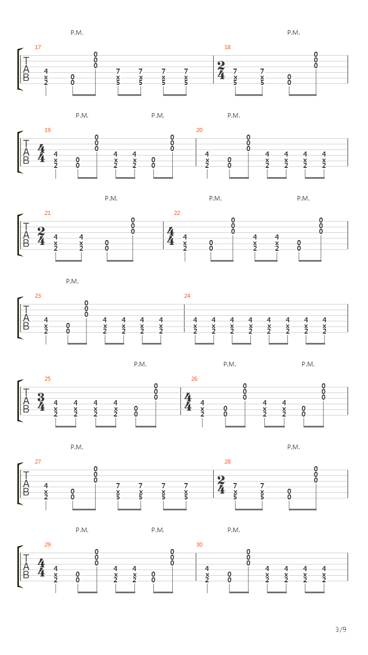 Link吉他谱