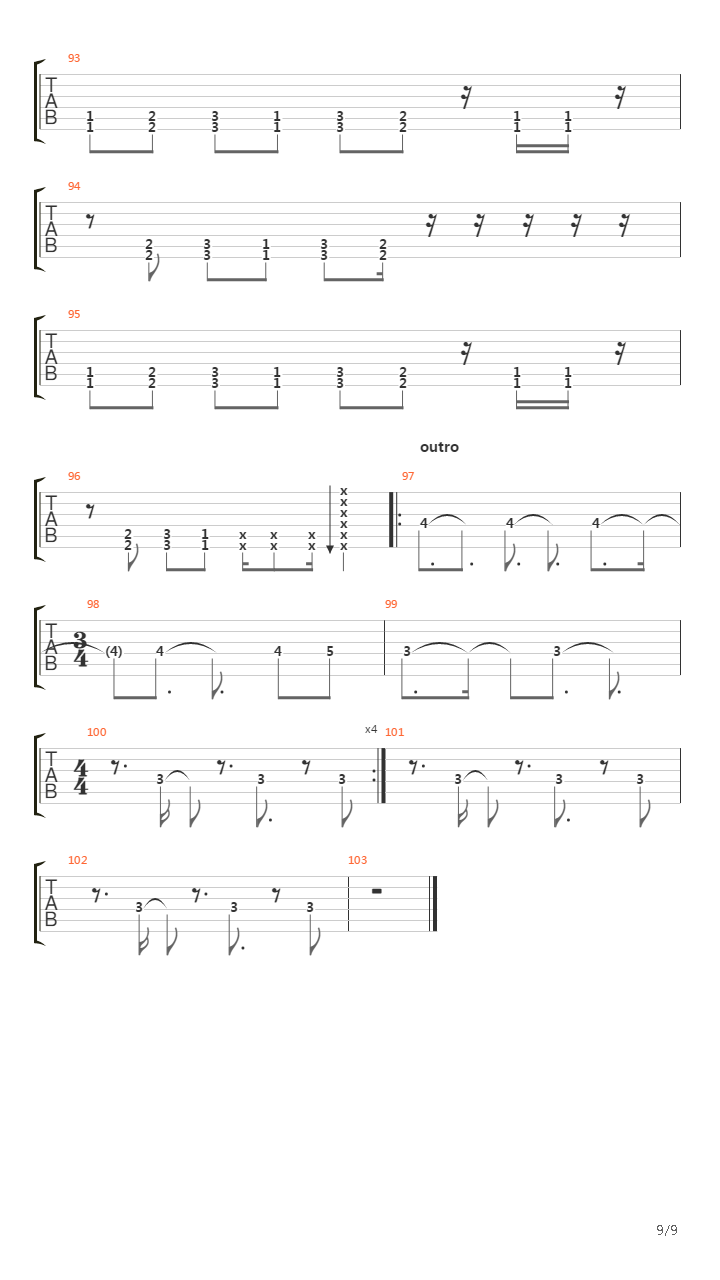 Link吉他谱