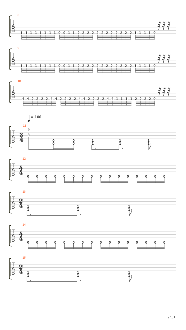 Remembrance吉他谱