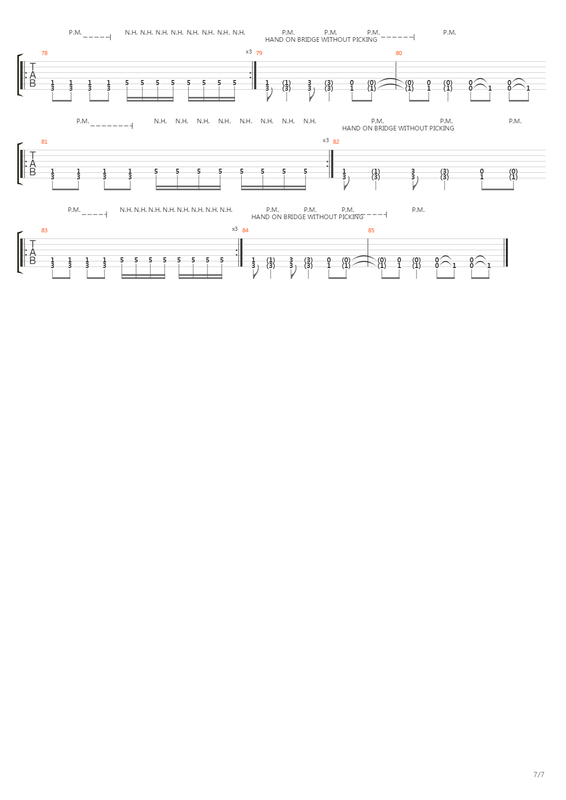 The Axe吉他谱