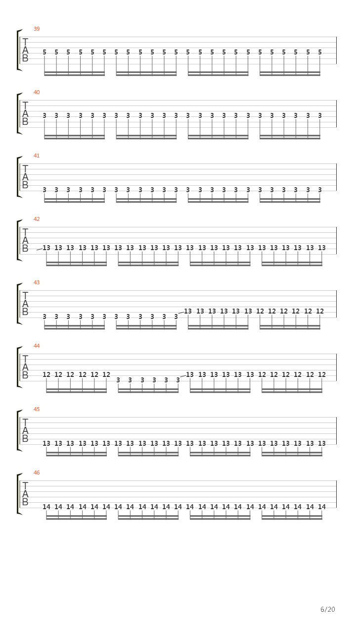 The Axe吉他谱