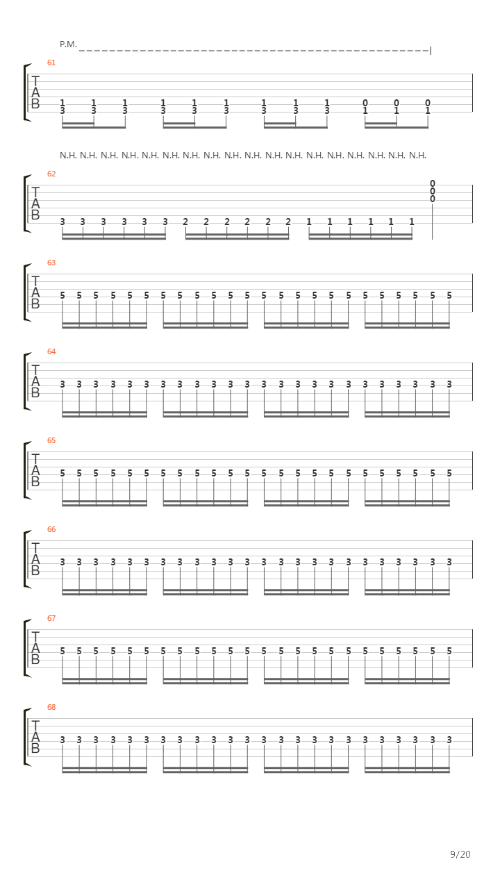 The Axe吉他谱