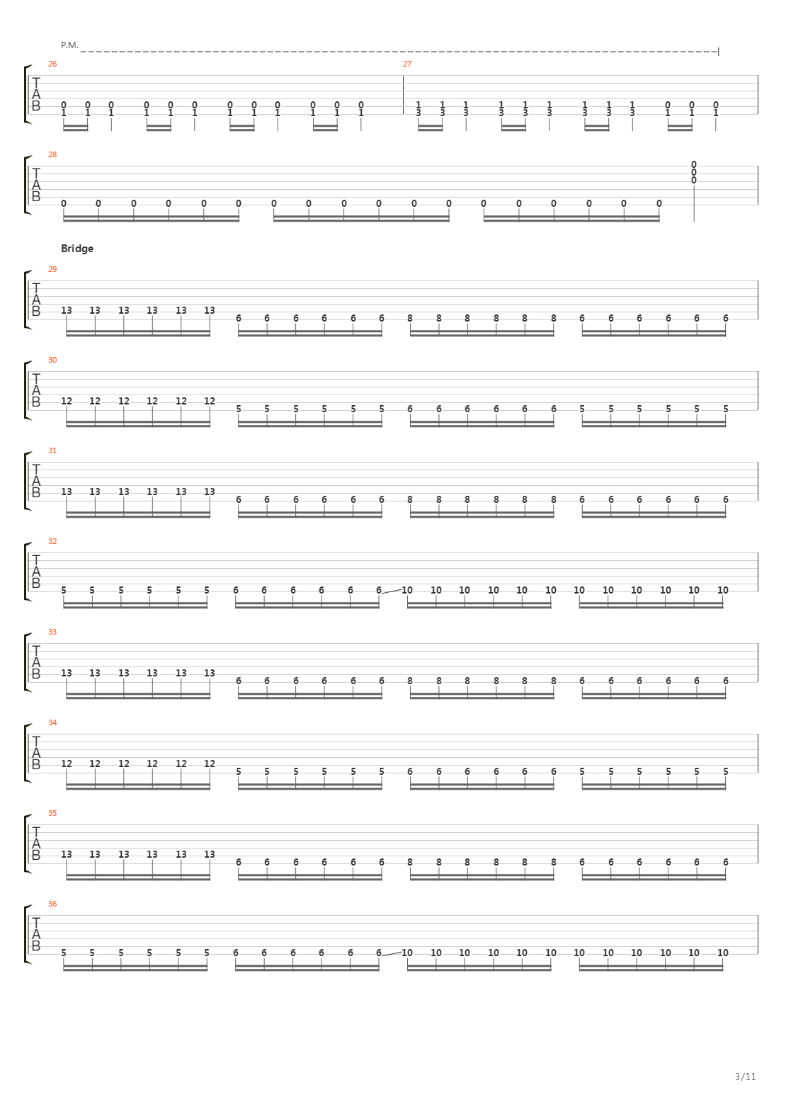 The Axe吉他谱