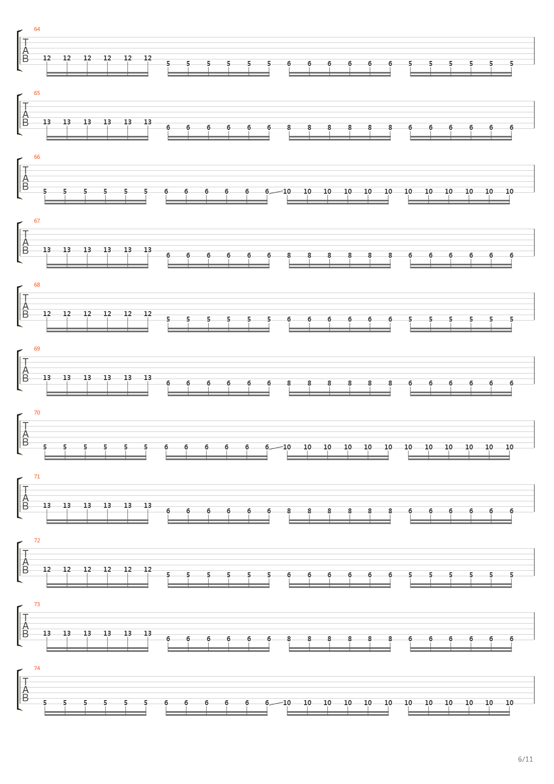 The Axe吉他谱